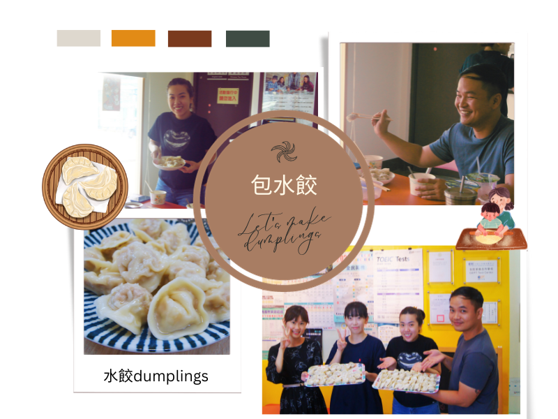 Hoạt động khóa học tiếng Trung-Làm bánh bao Chinese course activity-Making dumplings