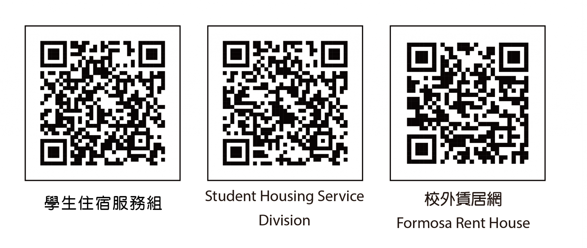 The language center of NCUE provides some off-campus housing information. 